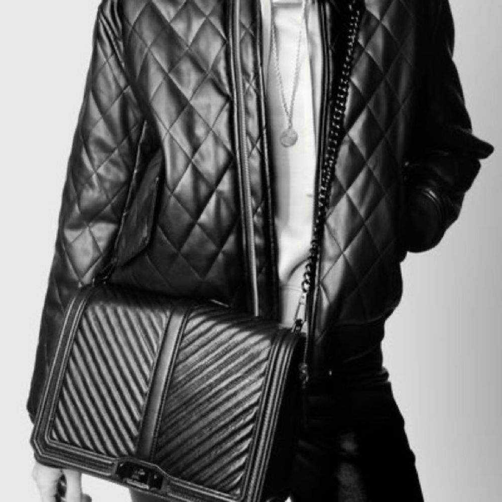 Rebecca Minkoff Black Quilted Crossbody Bag